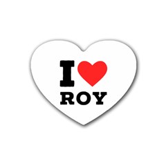 I Love Roy Rubber Coaster (heart) by ilovewhateva