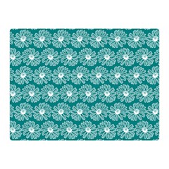 Gerbera Daisy Vector Tile Pattern Two Sides Premium Plush Fleece Blanket (mini) by GardenOfOphir