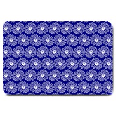 Gerbera Daisy Vector Tile Pattern Large Doormat by GardenOfOphir