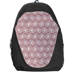 Gerbera Daisy Vector Tile Pattern Backpack Bag by GardenOfOphir