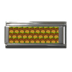 Burger Snadwich Food Tile Pattern Superlink Italian Charm (9mm)