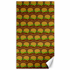 Burger Snadwich Food Tile Pattern Canvas 40  x 72 