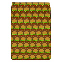 Burger Snadwich Food Tile Pattern Removable Flap Cover (L)