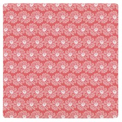 Coral Pink Gerbera Daisy Vector Tile Pattern UV Print Square Tile Coaster 