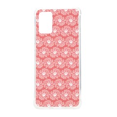 Coral Pink Gerbera Daisy Vector Tile Pattern Samsung Galaxy S20Plus 6.7 Inch TPU UV Case