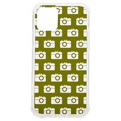 Modern Chic Vector Camera Illustration Pattern Iphone 12 Mini Tpu Uv Print Case	 by GardenOfOphir