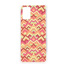 Trendy Chic Modern Chevron Pattern Samsung Galaxy S20plus 6 7 Inch Tpu Uv Case by GardenOfOphir