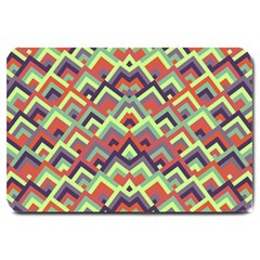 Trendy Chic Modern Chevron Pattern Large Doormat