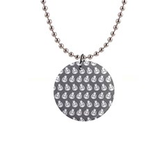 Ladybug Vector Geometric Tile Pattern 1  Button Necklace by GardenOfOphir