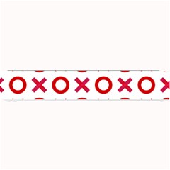 Pattern Xoxo Red White Love Small Bar Mat by Jancukart