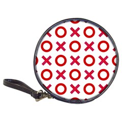 Pattern Xoxo Red White Love Classic 20-cd Wallets by Jancukart