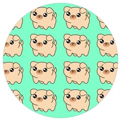 Puppy Pattern Dog Pet Round Trivet