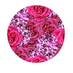 Roses Pink Tourmaline Seamless Mini Round Pill Box (pack Of 5)