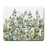 Gold And Green Eucalyptus Leaves Large Mousepad Front