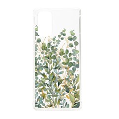 Gold And Green Eucalyptus Leaves Samsung Galaxy Note 20 Tpu Uv Case by Jack14