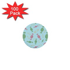 Toffees Candy Sweet Dessert 1  Mini Buttons (100 Pack)  by Jancukart