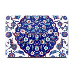 Art Pattern Design Blue Old Style Small Doormat by Jancukart