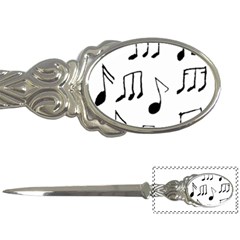 Music Is The Answer Phrase Concept Graphic Letter Opener by dflcprintsclothing