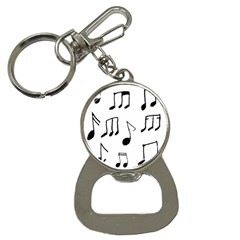 Music Is The Answer Phrase Concept Graphic Bottle Opener Key Chain by dflcprintsclothing