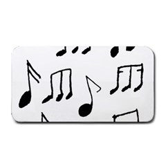 Music Is The Answer Phrase Concept Graphic Medium Bar Mat by dflcprintsclothing