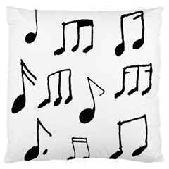 Music Is The Answer Phrase Concept Graphic Standard Premium Plush Fleece Cushion Case (two Sides) by dflcprintsclothing