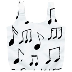 Music Is The Answer Phrase Concept Graphic Full Print Recycle Bag (xxl) by dflcprintsclothing