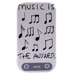 Music Is The Answer Phrase Concept Graphic Sterilizers by dflcprintsclothing