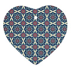 Mandala Seamless Background Texture Ornament (heart)