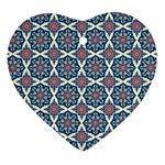 Mandala Seamless Background Texture Ornament (Heart) Front