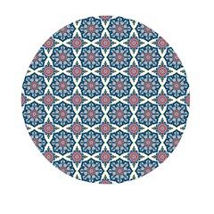 Mandala Seamless Background Texture Mini Round Pill Box (pack Of 5)