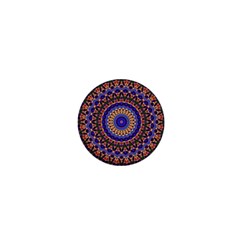 Mandala Kaleidoscope Background 1  Mini Buttons