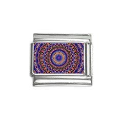 Mandala Kaleidoscope Background Italian Charm (9mm)