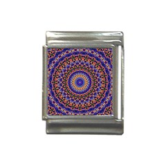 Mandala Kaleidoscope Background Italian Charm (13mm)