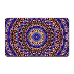 Mandala Kaleidoscope Background Magnet (Rectangular)