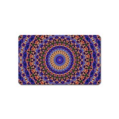 Mandala Kaleidoscope Background Magnet (Name Card)