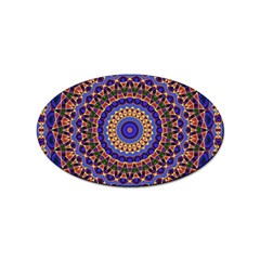 Mandala Kaleidoscope Background Sticker Oval (10 pack)