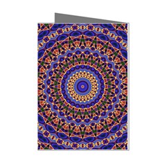 Mandala Kaleidoscope Background Mini Greeting Cards (Pkg of 8)