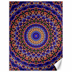 Mandala Kaleidoscope Background Canvas 12  x 16 