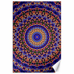 Mandala Kaleidoscope Background Canvas 20  x 30 