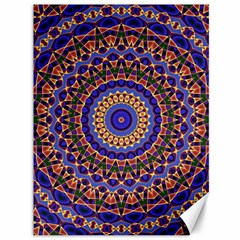 Mandala Kaleidoscope Background Canvas 36  x 48 