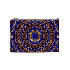 Mandala Kaleidoscope Background Cosmetic Bag (Medium)