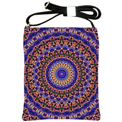 Mandala Kaleidoscope Background Shoulder Sling Bag