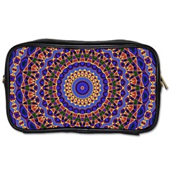Mandala Kaleidoscope Background Toiletries Bag (Two Sides)