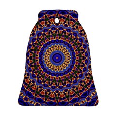 Mandala Kaleidoscope Background Bell Ornament (Two Sides)