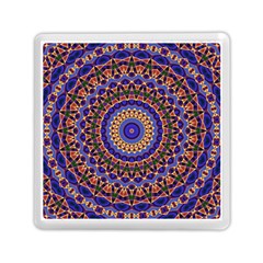 Mandala Kaleidoscope Background Memory Card Reader (Square)