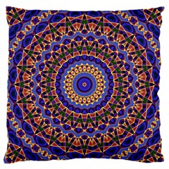 Mandala Kaleidoscope Background Large Cushion Case (one Side) by Jancukart