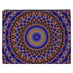 Mandala Kaleidoscope Background Cosmetic Bag (XXXL)