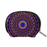 Mandala Kaleidoscope Background Accessory Pouch (Small) Back