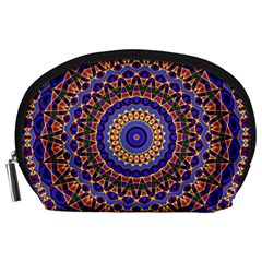 Mandala Kaleidoscope Background Accessory Pouch (Large)