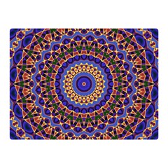 Mandala Kaleidoscope Background Two Sides Premium Plush Fleece Blanket (Mini)